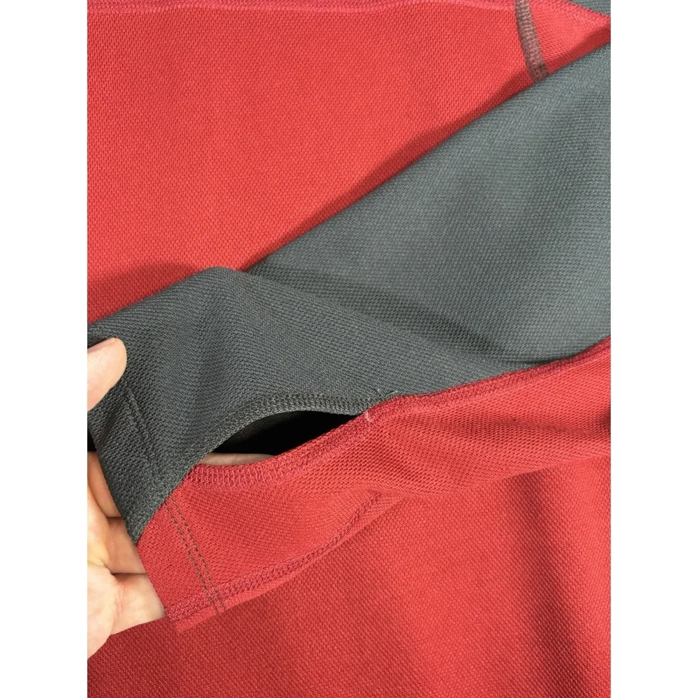 The North Face Flight Series VaporWick 1/4 Zip Pullover Mens XL Red Black